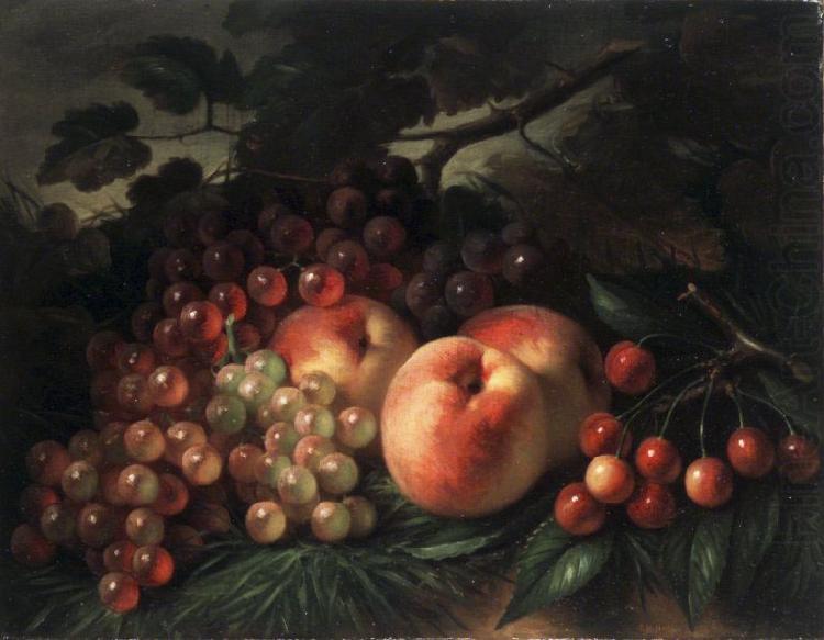 George Henry Hall Peaches, Grapes and Cherries china oil painting image